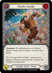 Macho Grande (Yellow) [EVR028] (Everfest)  1st Edition Rainbow Foil | Silver Goblin