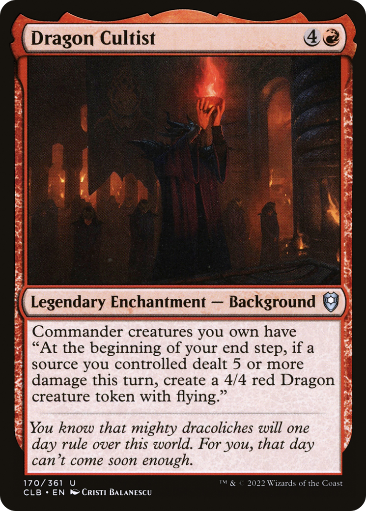 Dragon Cultist (170) - Commander Legends: Battle for Baldur's Gate