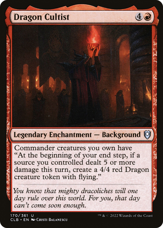 Dragon Cultist (170) - Commander Legends: Battle for Baldur's Gate