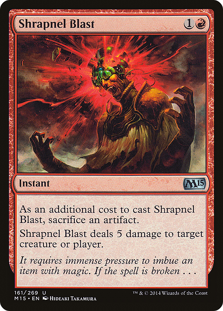 Shrapnel Blast (161) Foil - Magic 2015