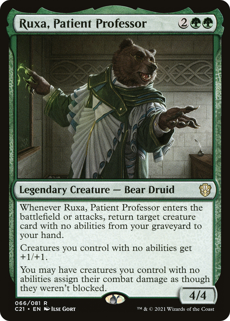 Ruxa, Patient Professor (066) - Commander 2021