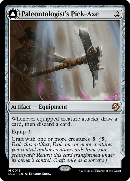 Paleontologist's Pick-Axe (016) Foil - The Lost Caverns of Ixalan Commander