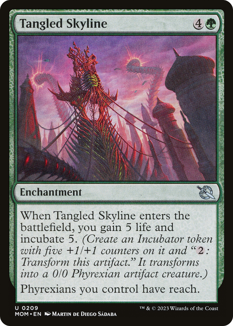Tangled Skyline (209) Foil - March of the Machine