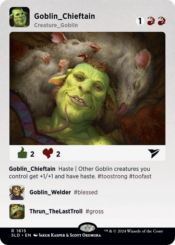 Goblin Chieftain [Secret Lair Drop Series] | Silver Goblin