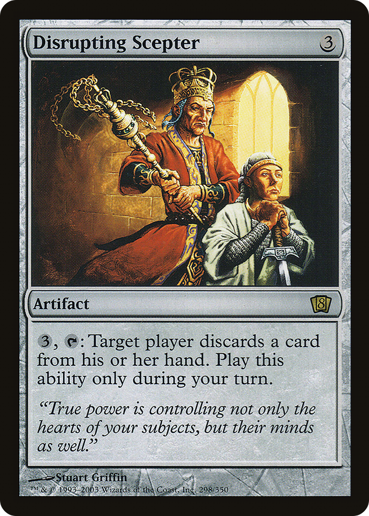 Disrupting Scepter (298) Foil - Eighth Edition