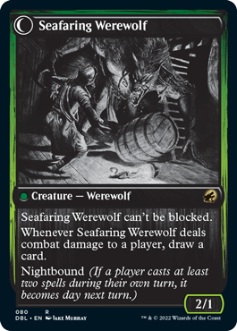 Suspicious Stowaway // Seafaring Werewolf [Innistrad: Double Feature] | Silver Goblin