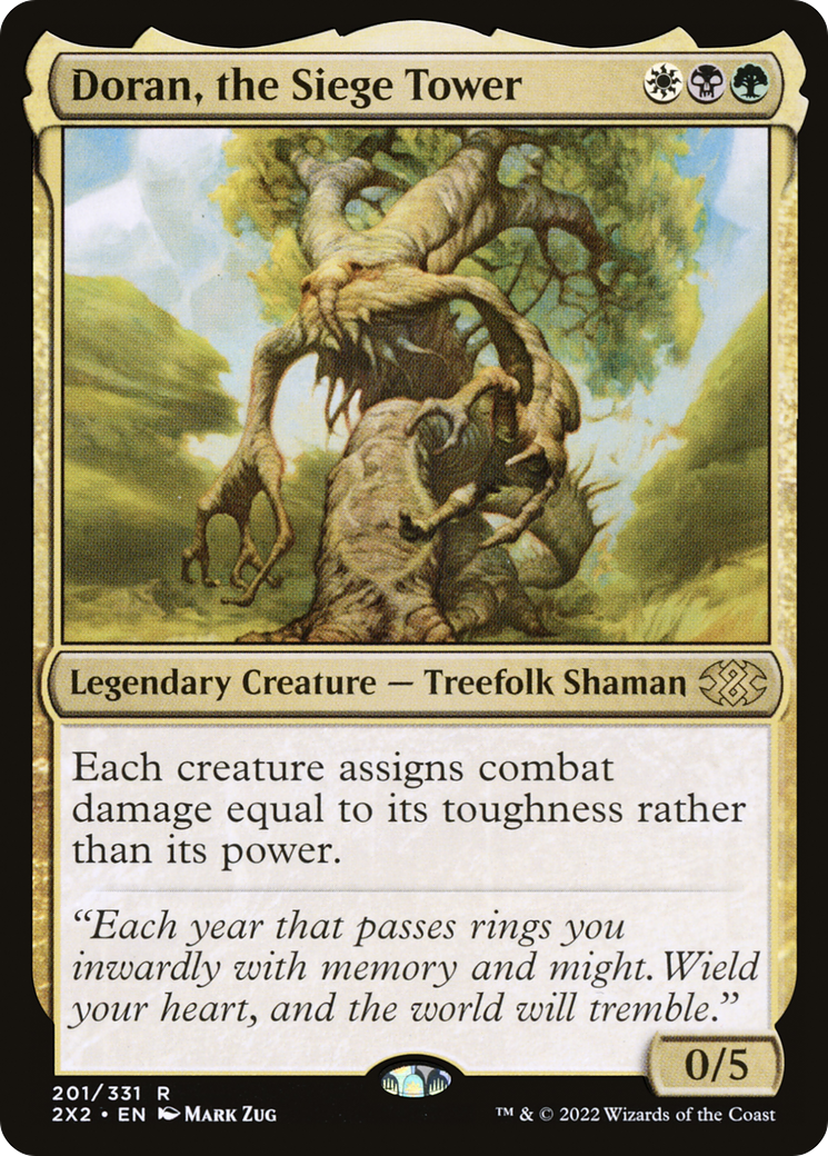 Doran, the Siege Tower (201) Foil - Double Masters 2022