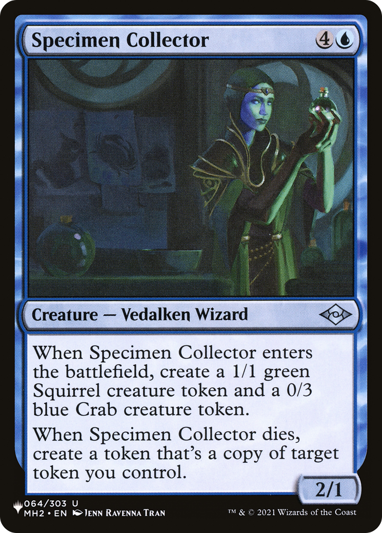 Specimen Collector (MH2-64) - The List