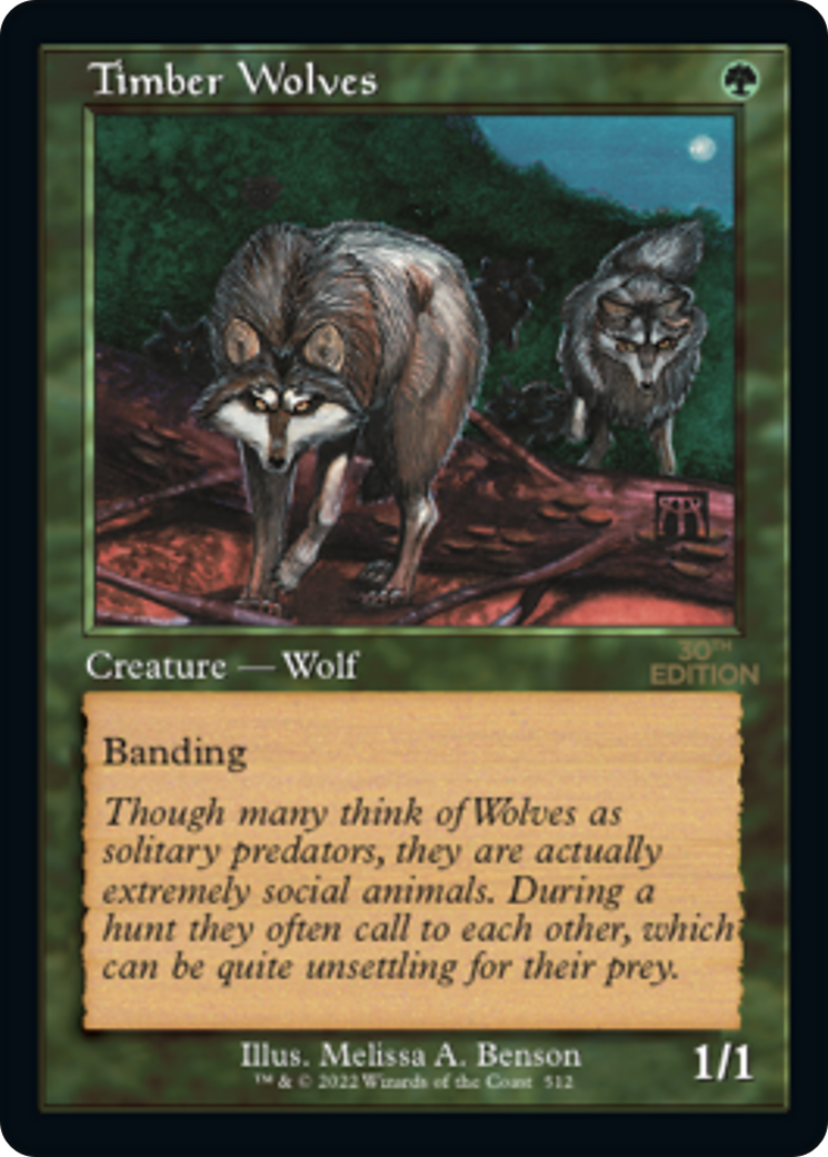 Timber Wolves (Retro) (512) - 30th Anniversary Edition