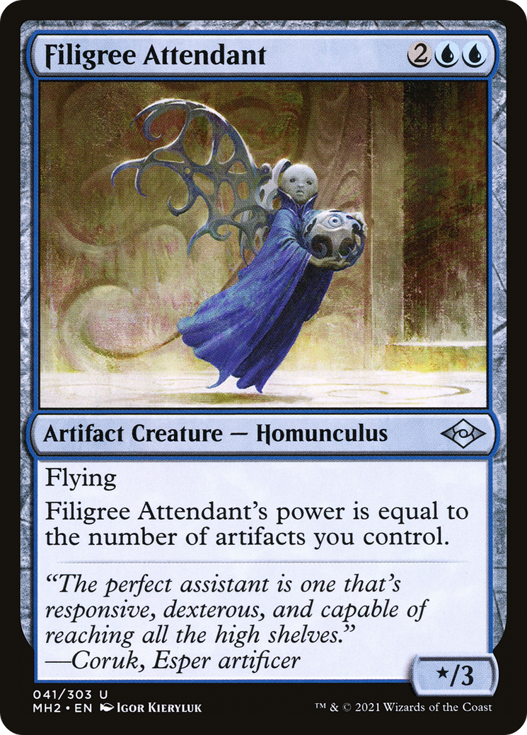 Filigree Attendant (041) Foil - Modern Horizons 2