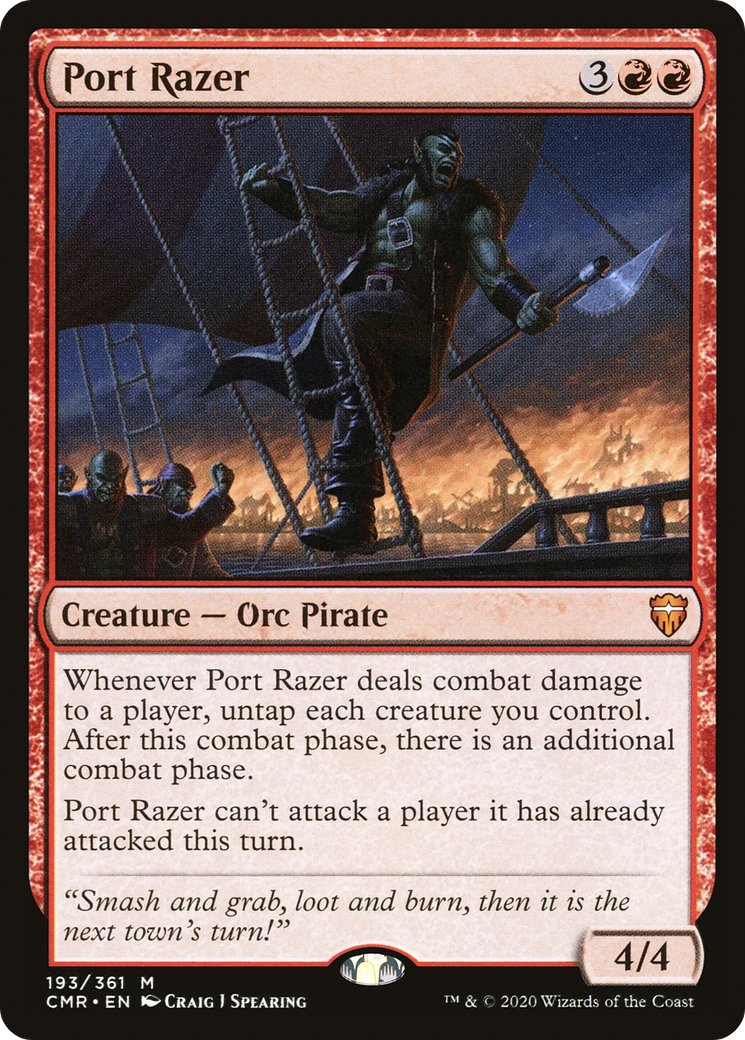 Port Razer (193) Foil - Commander Legends
