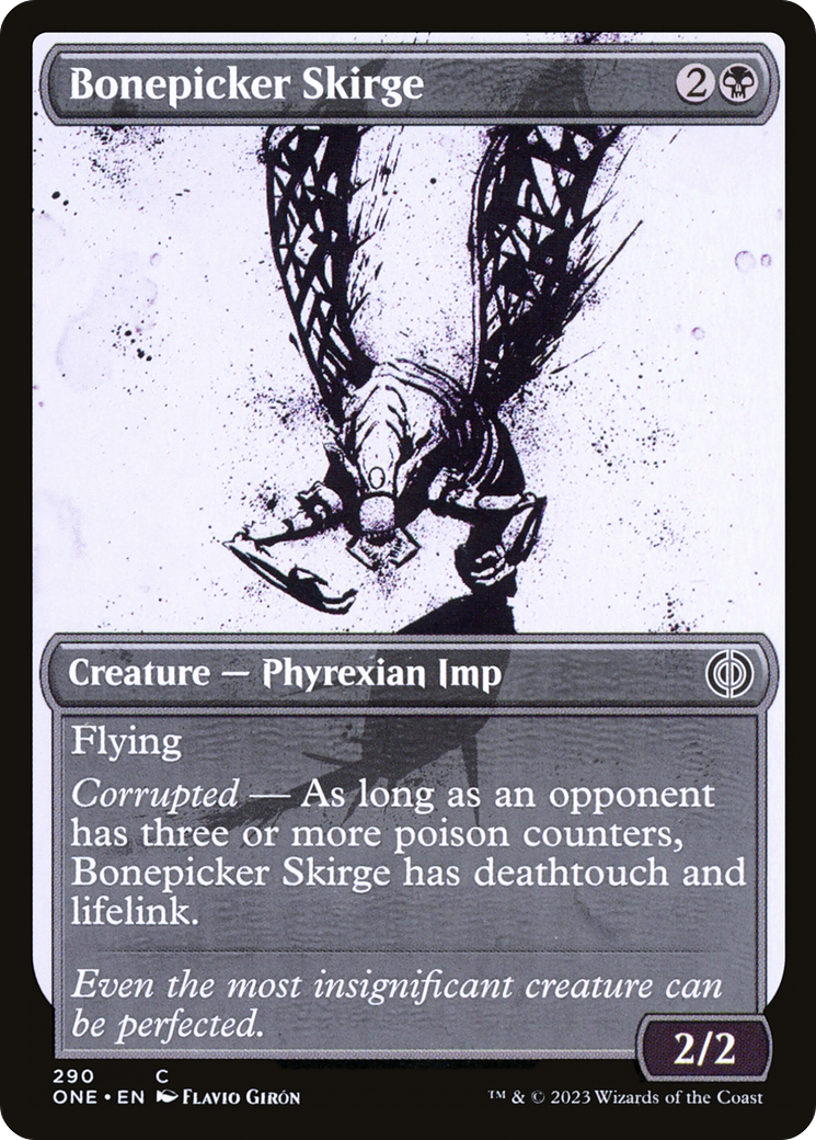 Bonepicker Skirge (Showcase) (290) - Phyrexia: All Will Be One