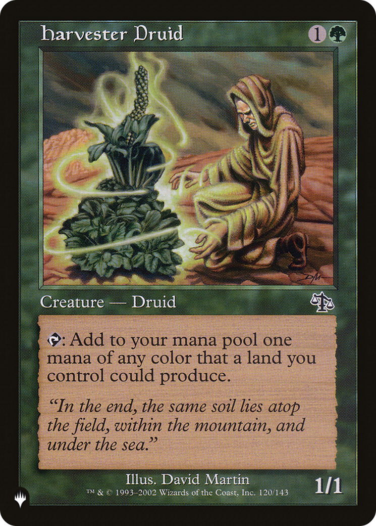 Harvester Druid (Retro) (JUD-120) - The List