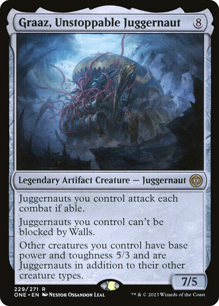 Graaz, Unstoppable Juggernaut (229) Foil - Phyrexia: All Will Be One