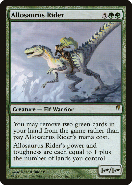 Allosaurus Rider (101) - Coldsnap
