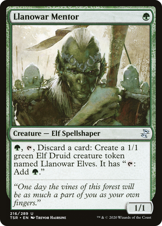 Llanowar Mentor (216) - Time Spiral Remastered