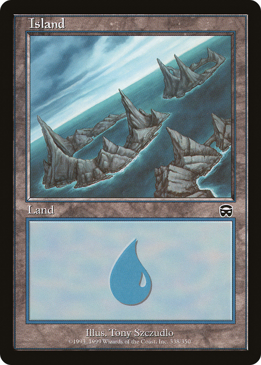Island (338) [Mercadian Masques] Foil