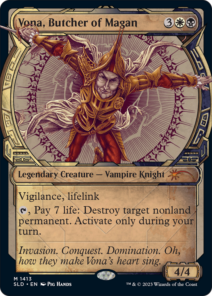 Vona, Butcher of Magan (Showcase) (1413) - Secret Lair Drop