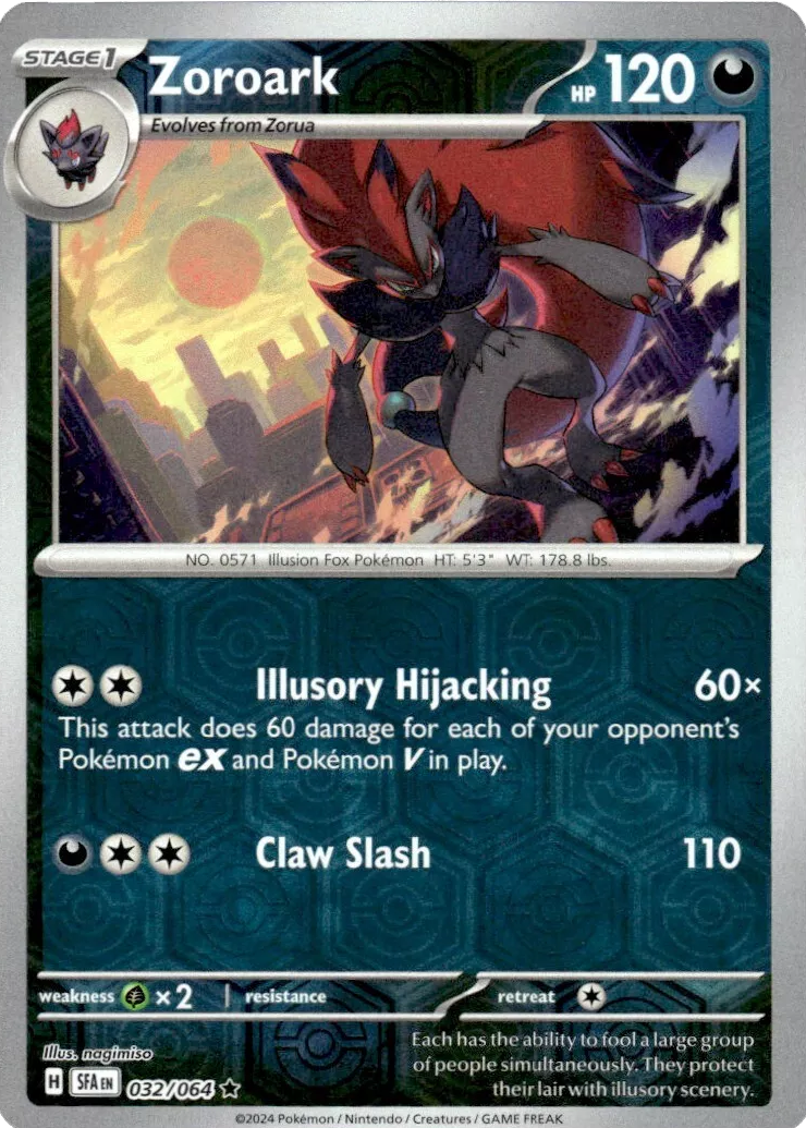 Zoroark (032/064) [Scarlet & Violet: Shrouded Fable] | Silver Goblin