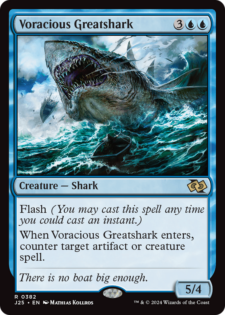 Voracious Greatshark [Foundations Jumpstart] | Silver Goblin