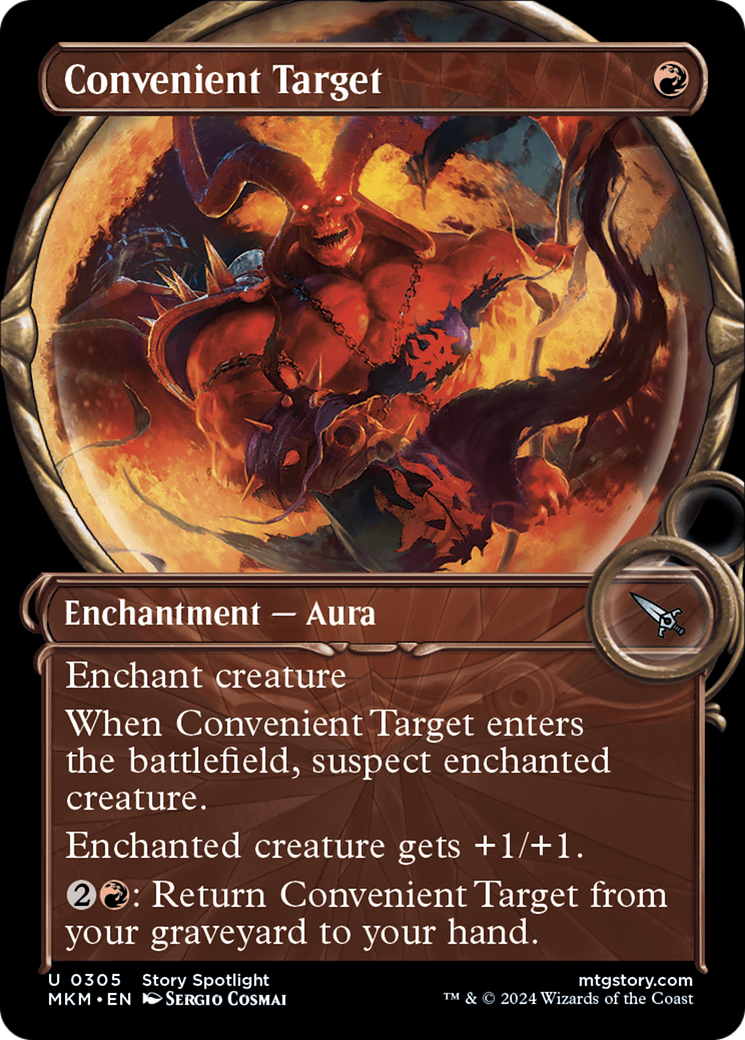 Convenient Target (Showcase) (305) Foil - Murders at Karlov Manor