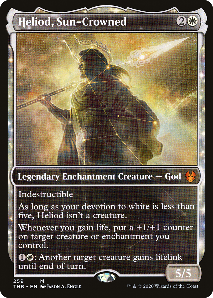 Heliod, Sun-Crowned (Showcase) (259) Foil - Theros Beyond Death