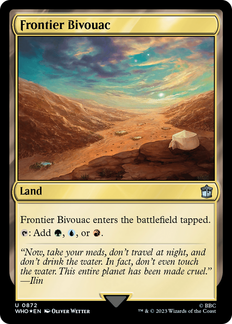 Frontier Bivouac (Surge Foil) [Doctor Who] | Silver Goblin