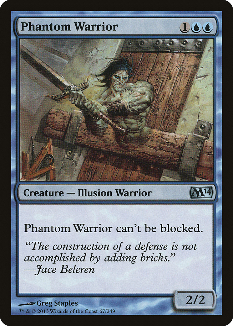 Phantom Warrior (067) Foil - Magic 2014
