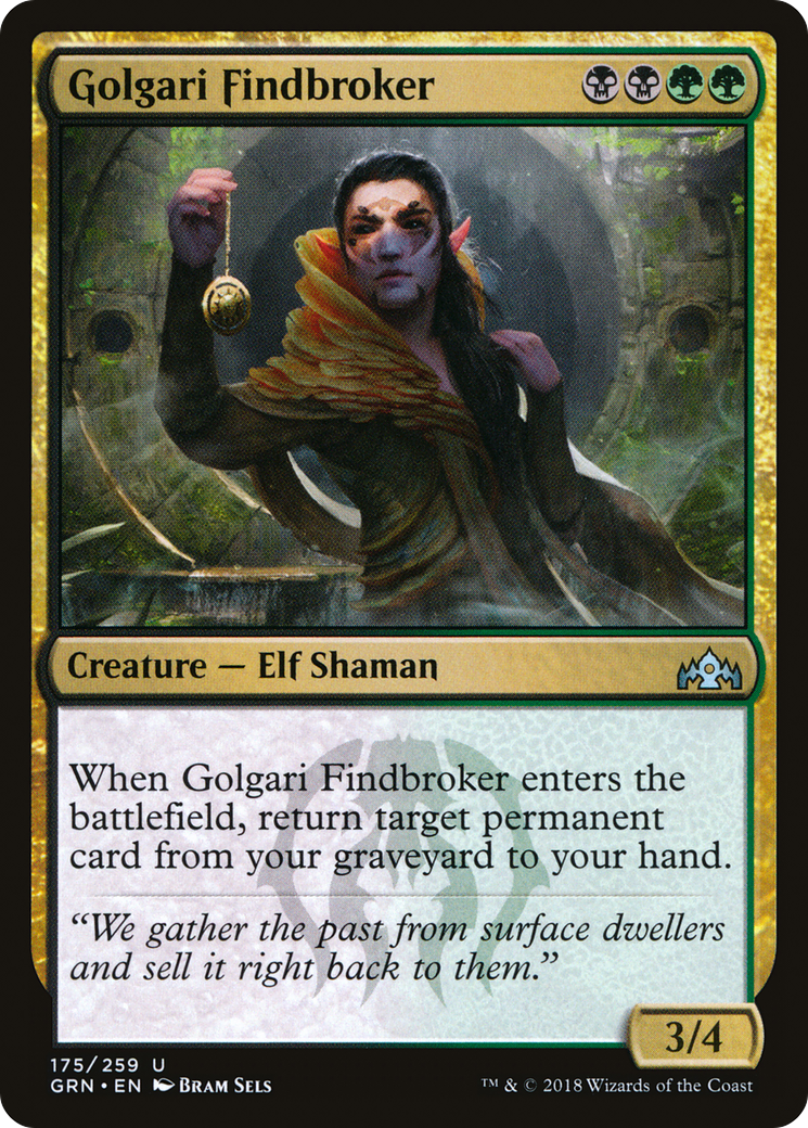 Golgari Findbroker (175) Foil - Guilds of Ravnica