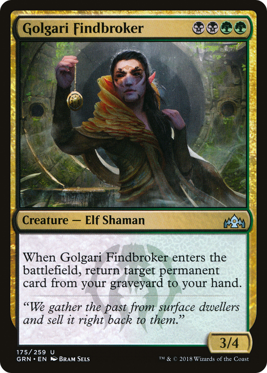 Golgari Findbroker (175) - Guilds of Ravnica