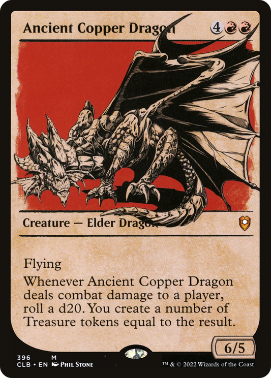 Ancient Copper Dragon (Showcase) (396) - Commander Legends: Battle for Baldur's Gate
