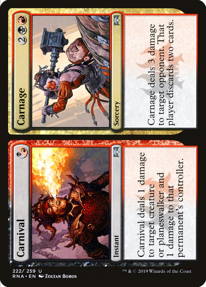 Carnival // Carnage [Ravnica Allegiance] | Silver Goblin