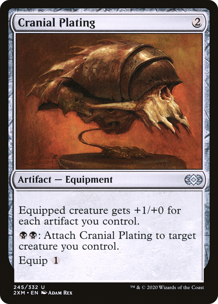 Cranial Plating [Double Masters] Foil
