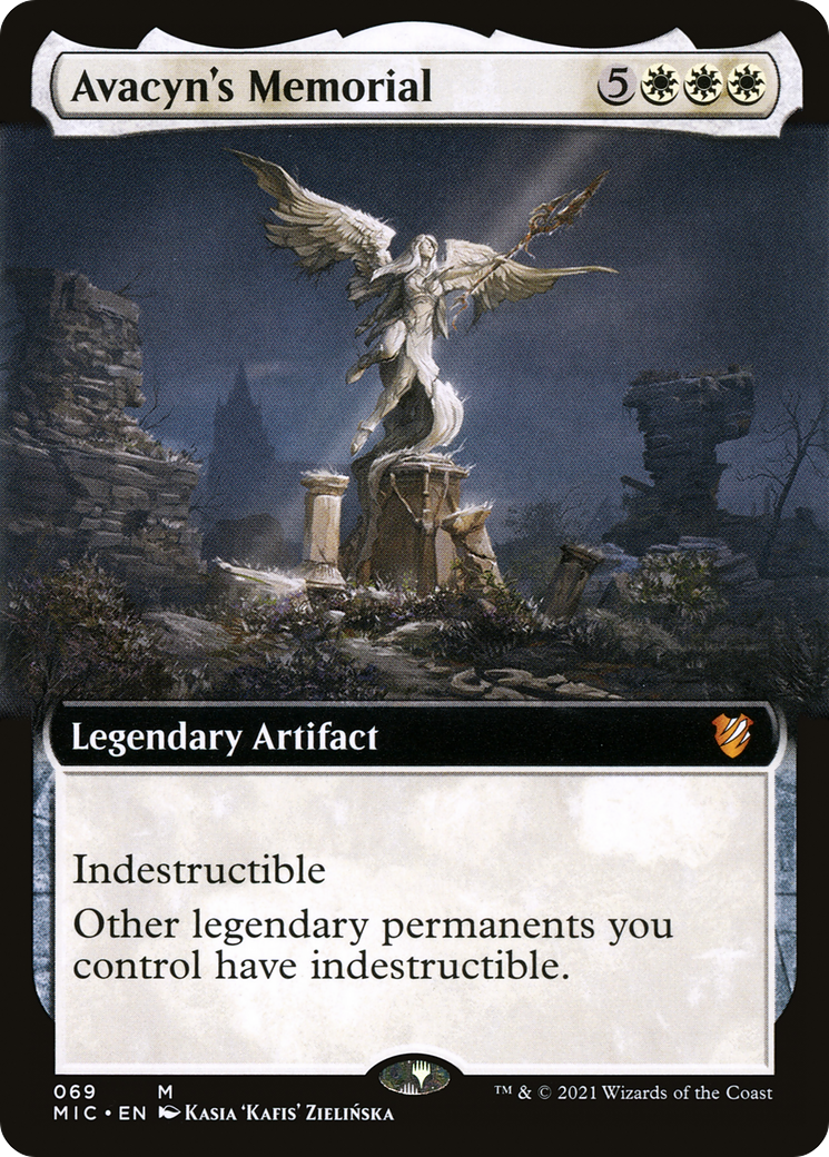 Avacyn's Memorial (Extended Art) (069) - Midnight Hunt Commander