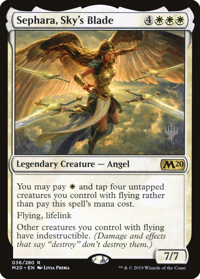 Sephara, Sky's Blade (Promo Pack) [Core Set 2020 Promos] | Silver Goblin