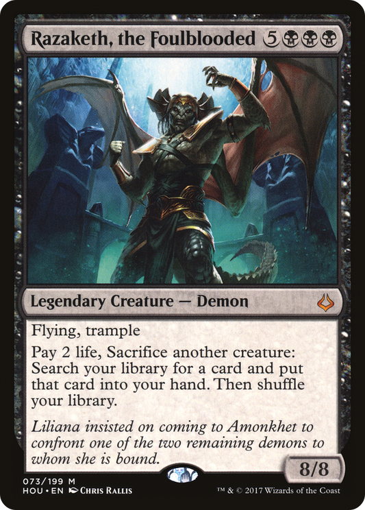 Razaketh, the Foulblooded [Hour of Devastation] Foil