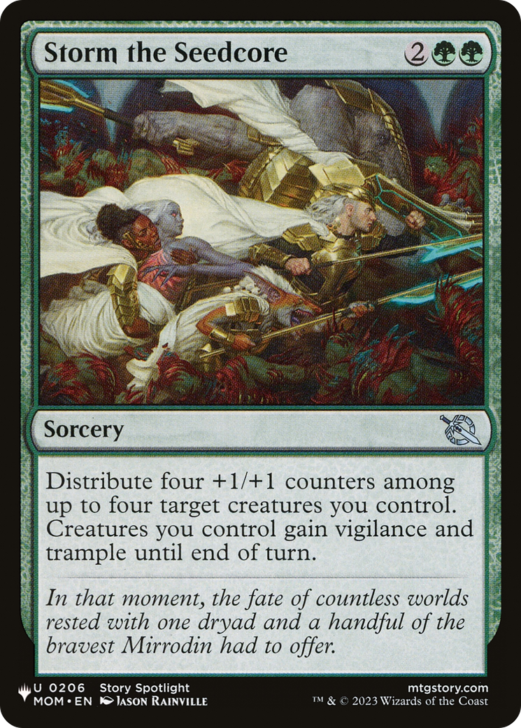 Storm the Seedcore (MOM-206) - The List