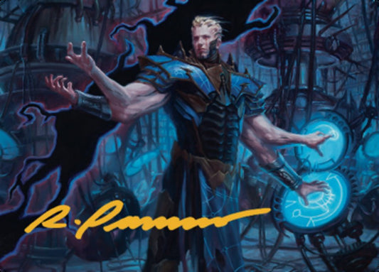 Ertai Resurrected Art Card 1 (Gold-Stamped Signature) [Dominaria United Art Series]
