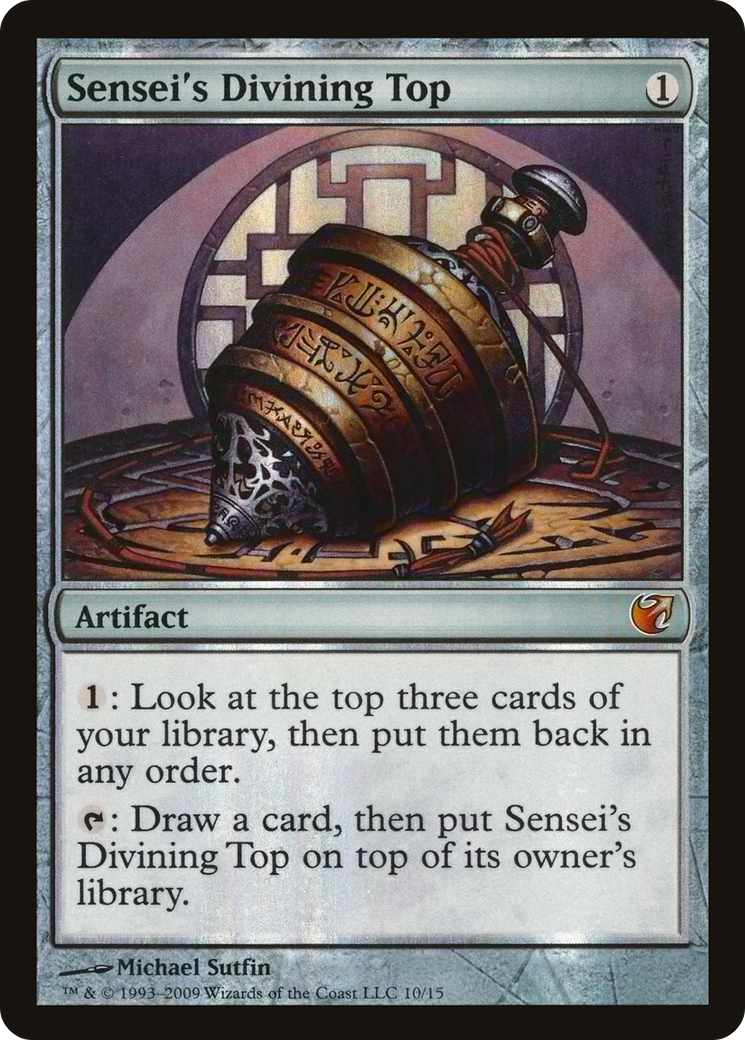 Sensei's Divining Top (010) Foil - From the Vault: Exiled