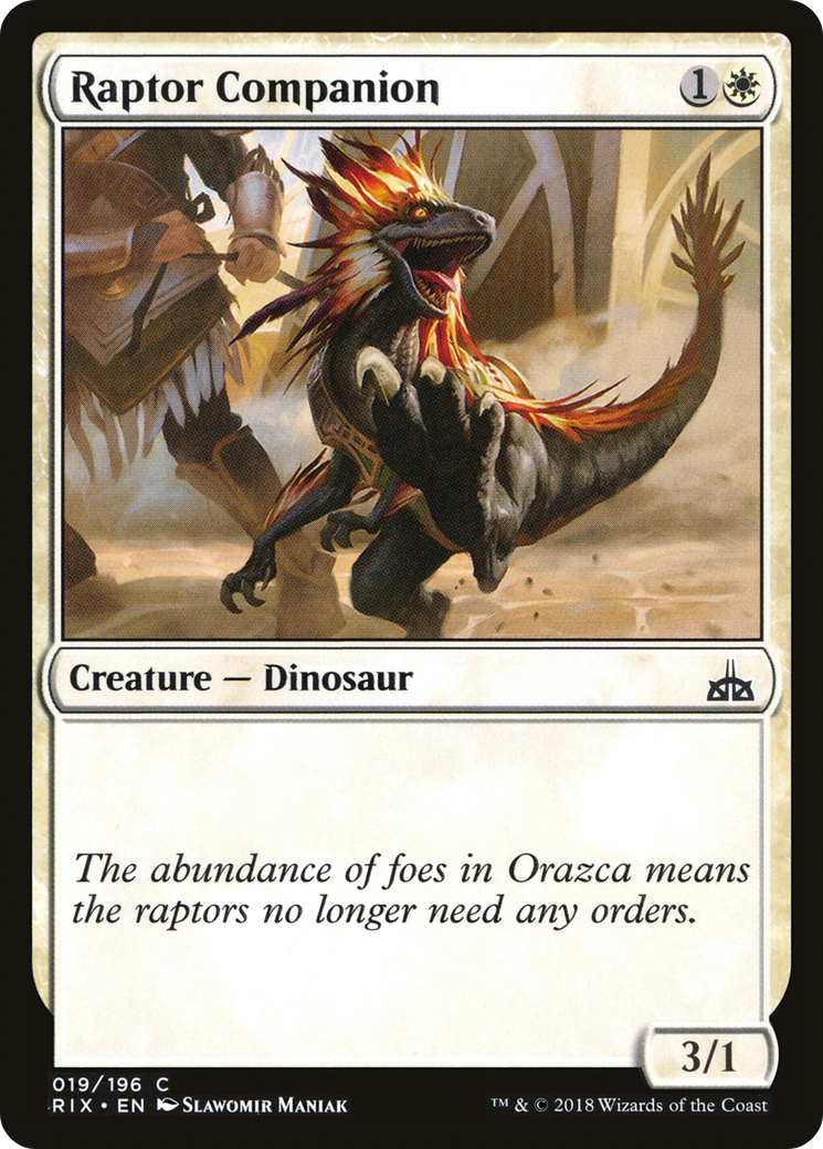 Raptor Companion (019) - Rivals of Ixalan
