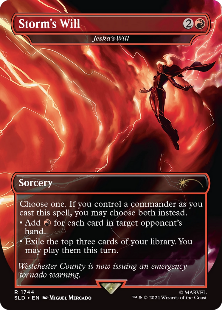 Storm's Will – Jeska's Will (1744) Foil - Secret Lair Drop Series