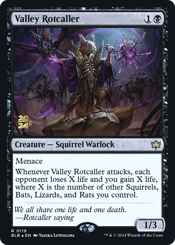 Valley Rotcaller (119) Foil - Bloomburrow Promos