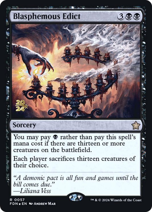 Blasphemous Edict Foil (57S)