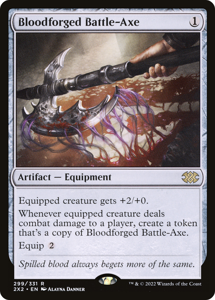 Bloodforged Battle-Axe (299) - Double Masters 2022