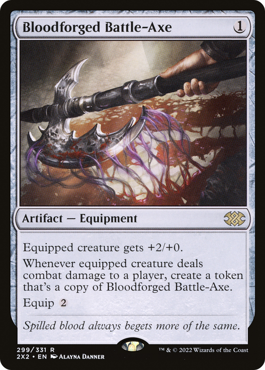Bloodforged Battle-Axe (299) - Double Masters 2022