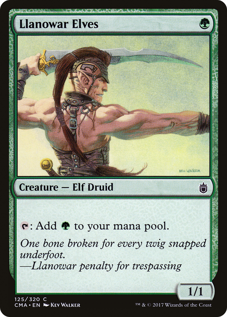 Llanowar Elves (125) - Commander Anthology