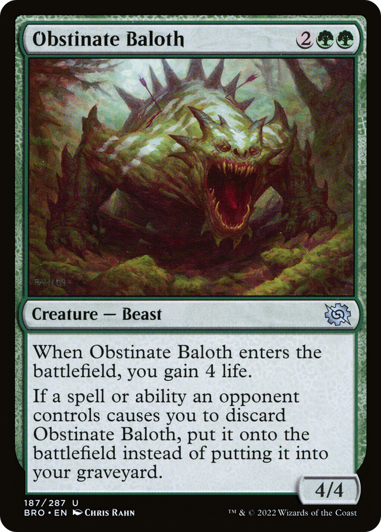 Obstinate Baloth (187) - The Brothers' War