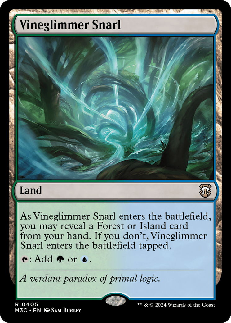 Vineglimmer Snarl (Ripple Foil) [Modern Horizons 3 Commander] | Silver Goblin