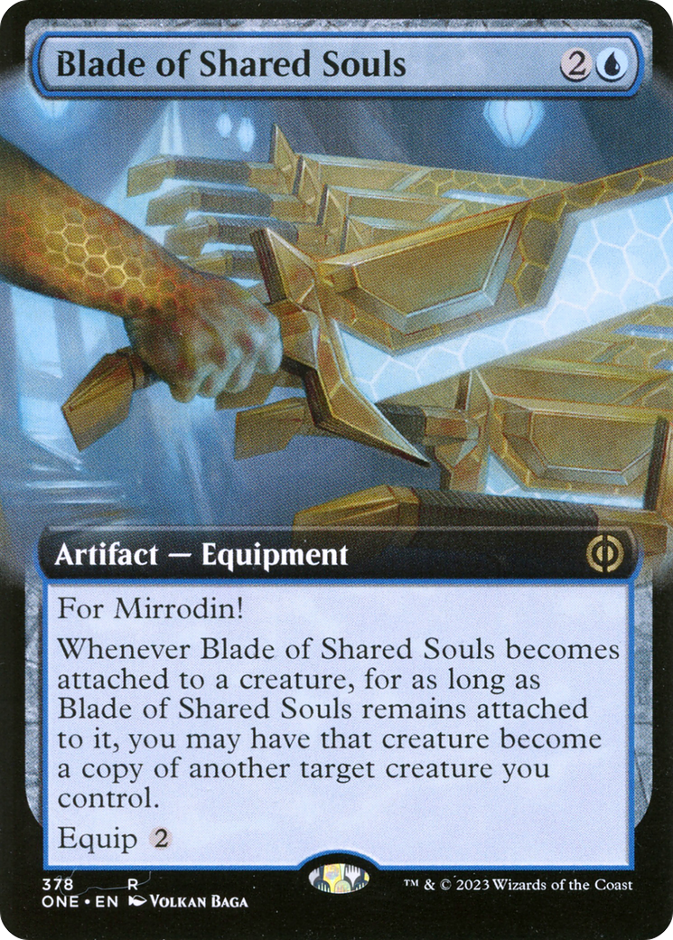 Blade of Shared Souls (Extended Art) (378) - Phyrexia: All Will Be One