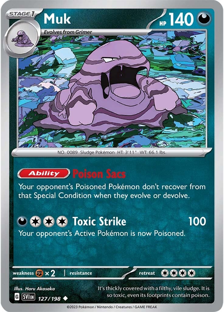 Muk (127/198) [Scarlet & Violet: Base Set] | Silver Goblin